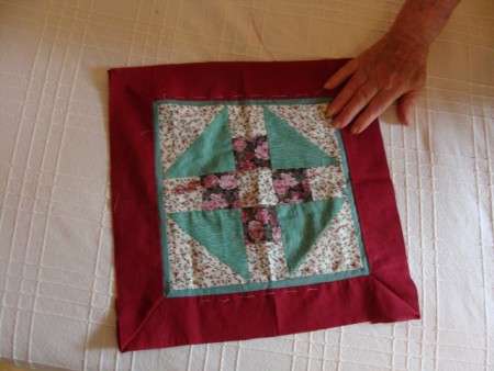 Activité couture patchwork